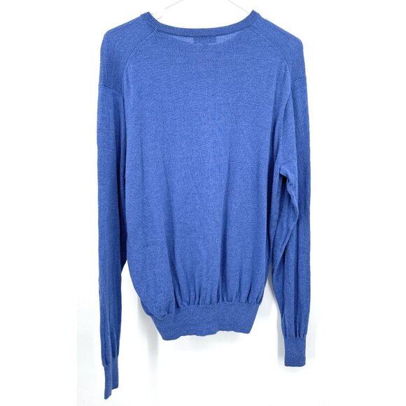 Peter Millar Sweater Men's Sz L Pullover Crew Neck Crown Soft Silk Wool EUC - Picture 4 of 5